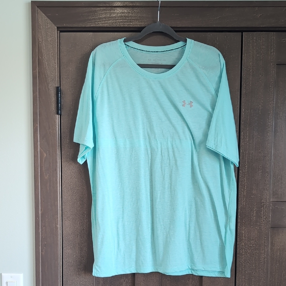 Under Armour Men's Light Blue Short Sleeve Tee